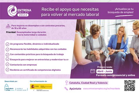 trabajo para mujeres en ciudad real|Abierta la inscripción a la Ronda 2 de Entrena。